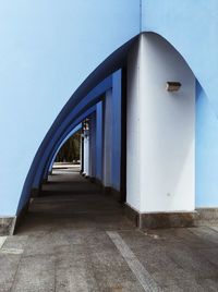 Entrance of building against sky