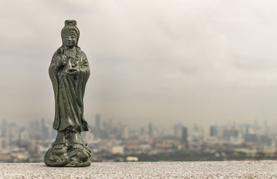 Low angle view of statue