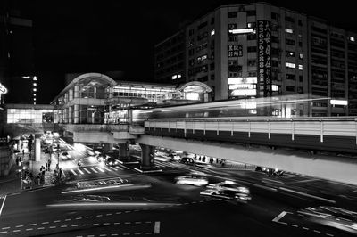 City street at night