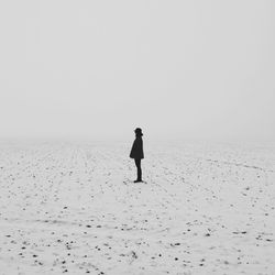 Full length of woman in bikini