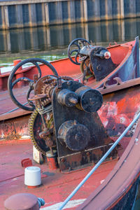 Close-up of rusty metal