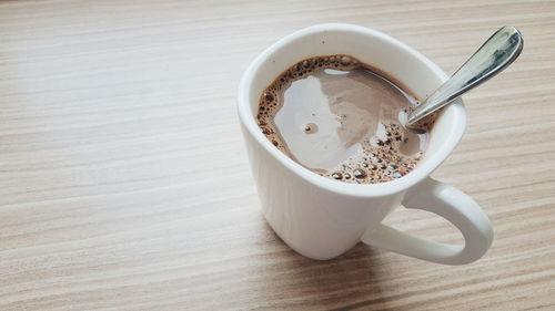 Close-up of coffee cup