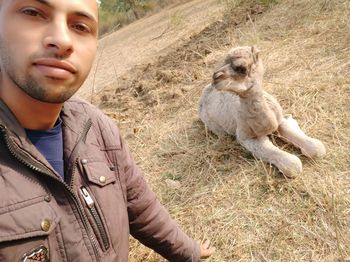 Portrait of young man