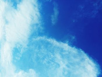 Low angle view of clouds in sky