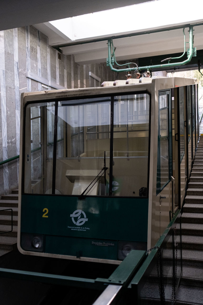 TRAIN AT RAILROAD STATION