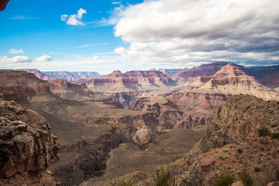Panoramic view of landscape against sky