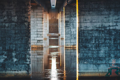 River below bridge