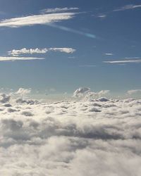 Clouds over landscape