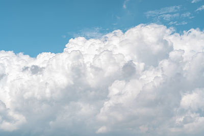 Low angle view of clouds in sky