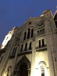 Low angle view of cathedral against clear sky