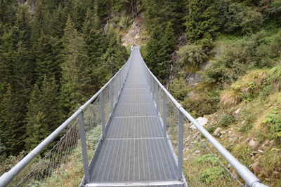 Bridge amidst trees