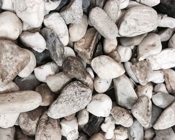 Detail shot of pebbles