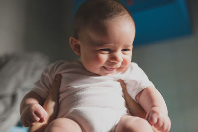 Close-up of baby boy