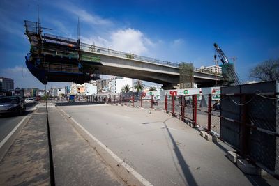 View of bridge against sky