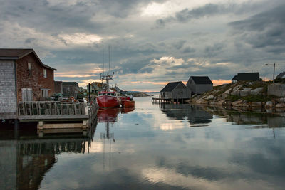 Reflection of clouds in water