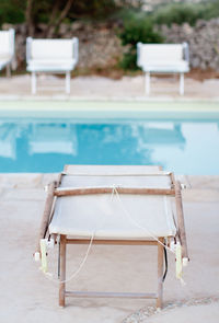 Close-up of swimming pool