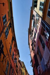 Low angle view of buildings against sky