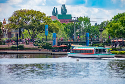 Scenic view of river against sky