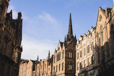 Low angle view of historical building