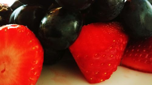 Close-up of strawberries