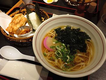 Close-up of served food