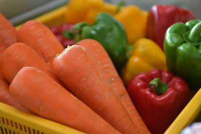 Close-up of bell peppers