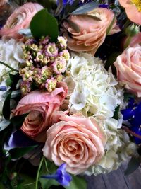 Close-up of rose bouquet