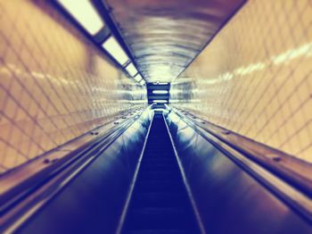 Illuminated tunnel