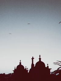 Low angle view of church against sky