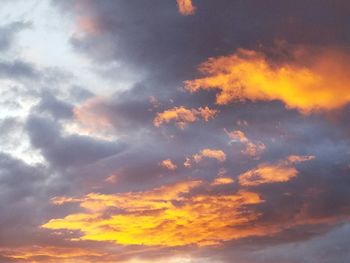 Scenic view of dramatic sky