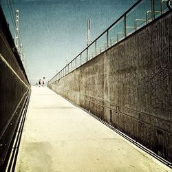 Full length of woman walking on walkway