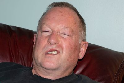 Close-up portrait of mature man