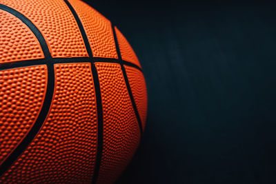 Close-up of basketball