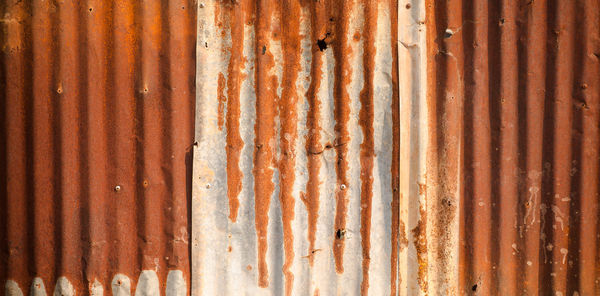 Full frame shot of rusty metal