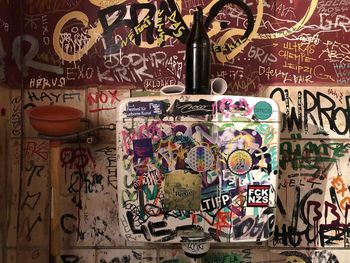 Graffiti on wall