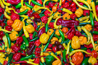 Full frame shot of multi colored candies for sale at market stall