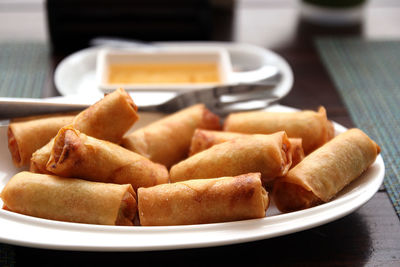 Close-up of food in plate