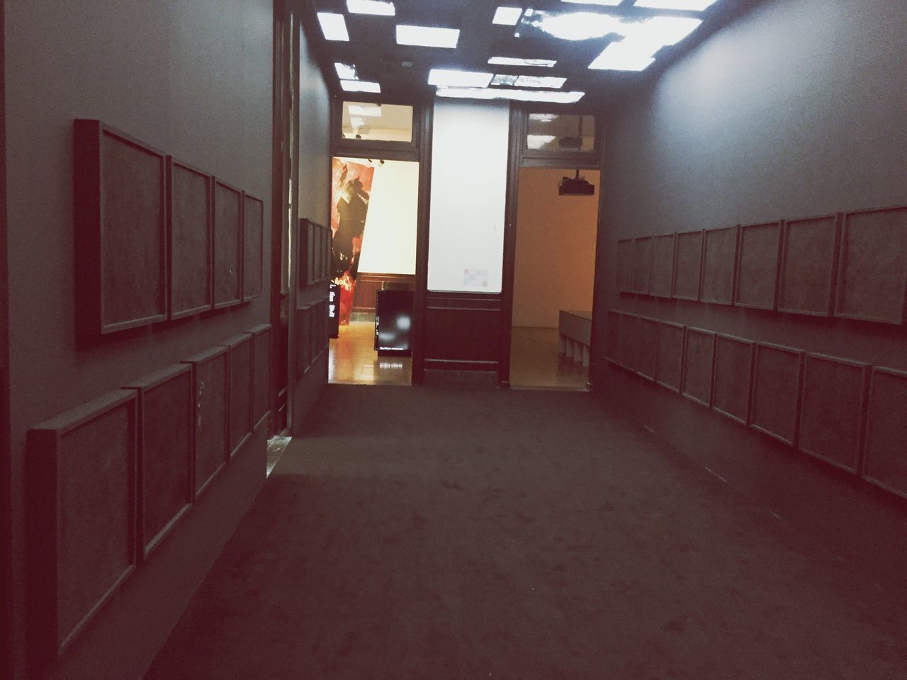 door, entrance, indoors, illuminated, built structure, architecture, no people, exit sign, day
