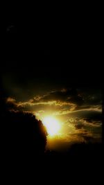 Scenic view of sunset