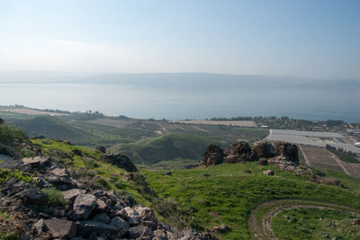 Scenic view of landscape against sky