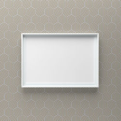 Digital composite image of empty chair against white background