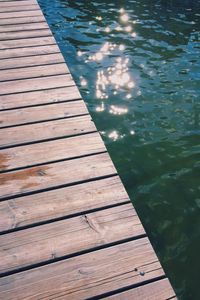 Pier over lake