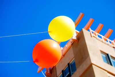 Low angle view of blue sky