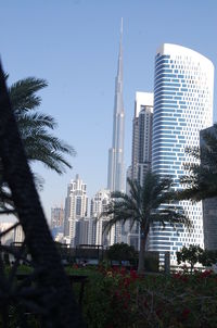 Modern buildings in city