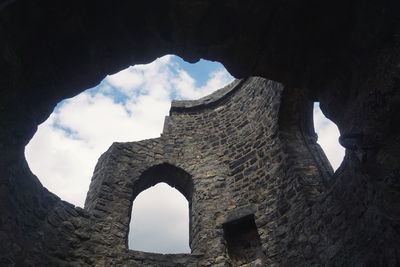 Low angle view of historical building