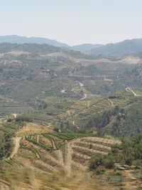 High angle view of landscape