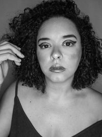 Portrait of a beautiful young woman