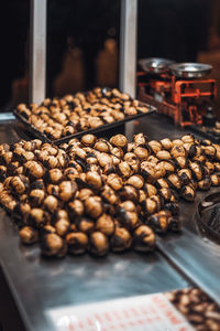 Close-up of food for sale at market stall