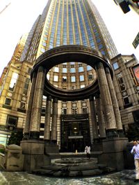 Low angle view of historical building