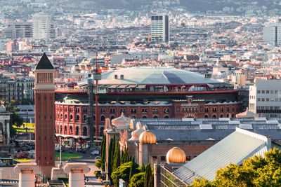 View of buildings in city